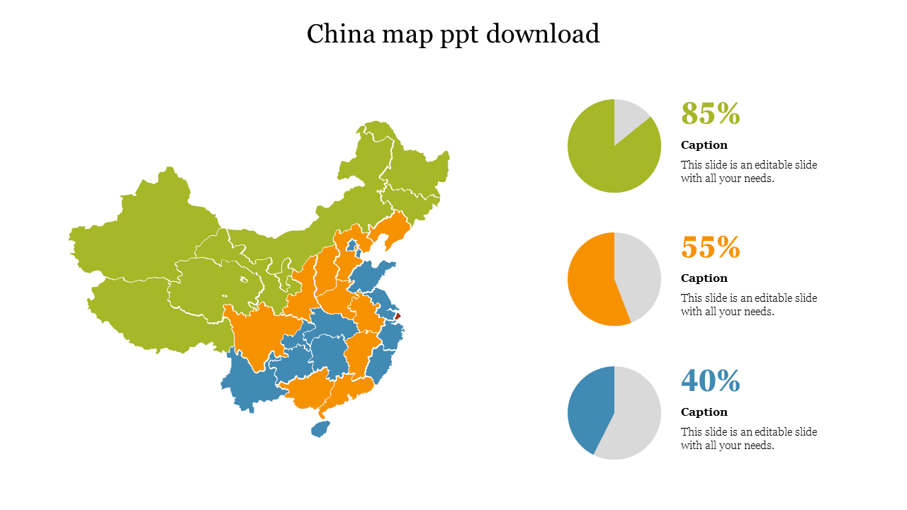 china map ppt download